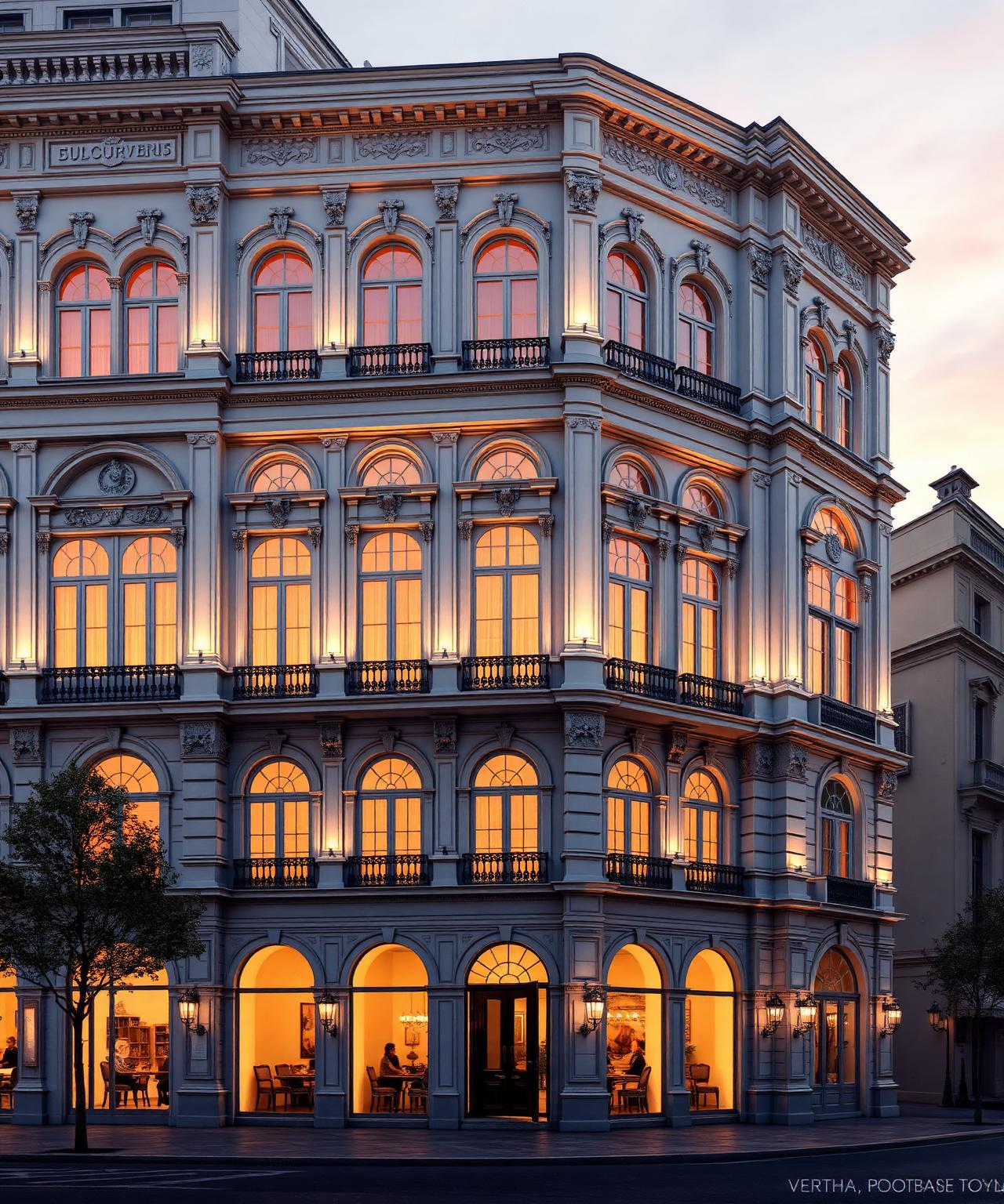Santosh Complex European heritage facade